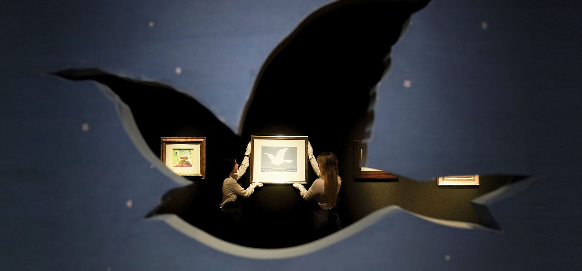 El Souvenir de voyage de Rene Magritte en exhibición en Christie