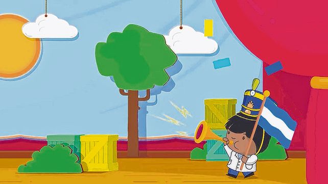 Con “La asombrosa excursión de Zamba a la vida de Manuel Belgrano” el personaje emblema de Pakapaka recorre la infancia del creador de la bandera.