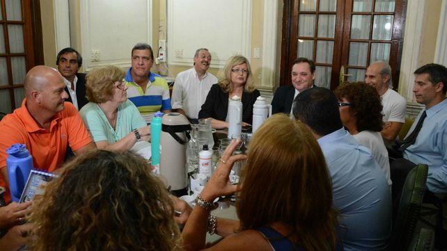 Los ministros Genesini y Balagué