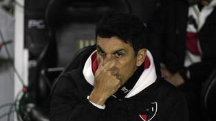 Mauricio Larriera mostró su habitual tranquilidad.