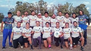 &nbsp;El equipo de Malón Querandí Ultimate Club que competirá en el Nacional Mixto.