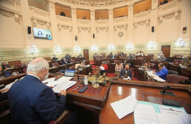 En las &uacute;ltimas sesiones algunos diputados&nbsp;sesionaron desde las gradas.