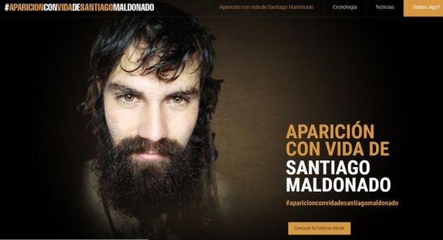 Santiago Maldonado: su celular se activó en Chile