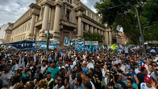 La CGT Rosario mostró su fuerza en la calle contra de la reforma laboral