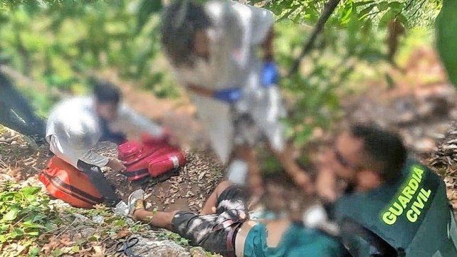 Briglia al momento de ser detenido en España debió recibir asistencia médica.