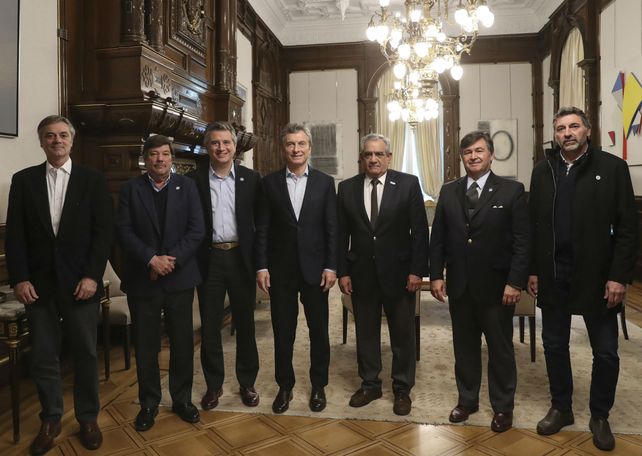 Cónclave. Los dirigentes rurales plantearon sus preocupaciones al presidente.