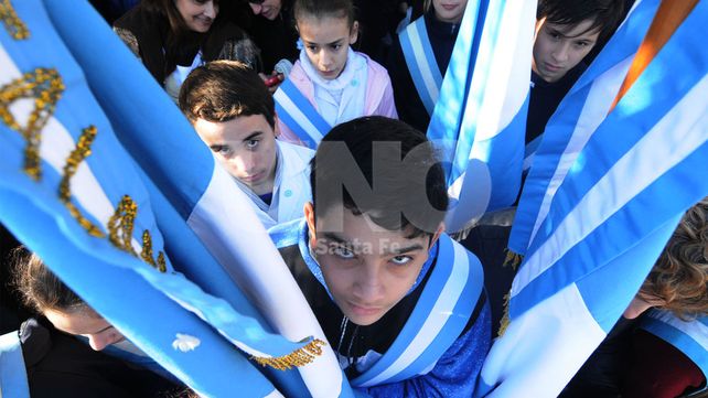 Festejos por el Día de la Bandera Nacional en Santa Fe