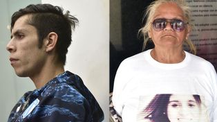 No se vieron. La madre de la víctima y otros familiares quedaron afuera, en el pasillo de Tribunales.
