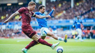 El City quebró al Everton y se afirmó en el cuarto lugar de la Premier League