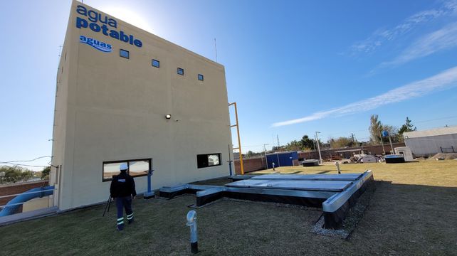 Planta potabilizadora. Lograron reducir la salinidad del agua y aumentaron la presión del servicio.