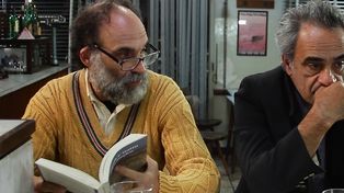 Adrián Giampani y Miguel Franchi, al frente de uno de los tres relatos que integran la película.
