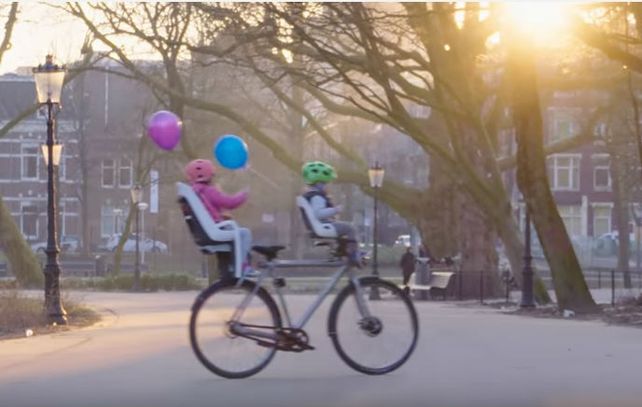 La bicicleta que se maneja sola