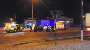 El trágico suceso se produjo esta madrugada sobre la ruta 8 y su intersección con calle Sáenz Peña.