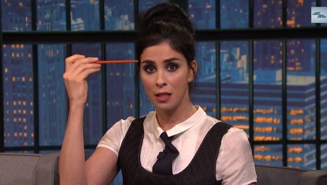 La comediante Sarah Silverman, que integró el staff de 