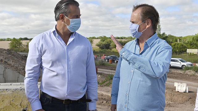 Bordet y Bahl recorrieron la obra que vincula la ruta 12 con la avenida Circunvalación de Paraná﻿