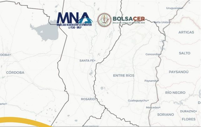 Un sistema de alta resolución: el salto en información climática de la Bolsa de Cereales de Entre Ríos