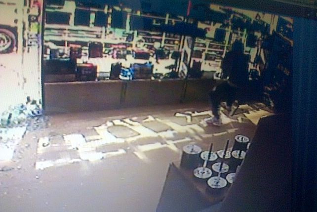 Imágen de la cámara de videovigilancia. /gentileza LT10.