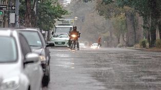 Lluvia en la ciudad de Santa Fe. Imagen ilustrativa