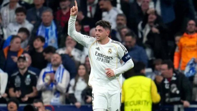 Federico Valverde marcó los tres goles del Merengue