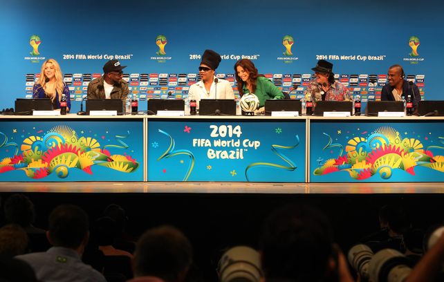 Shakira, Wyclef Jean, Carlinhos Brown, Ivete Sangalo, Carlos Santana y Alexander Pires cerrarán el mundial.