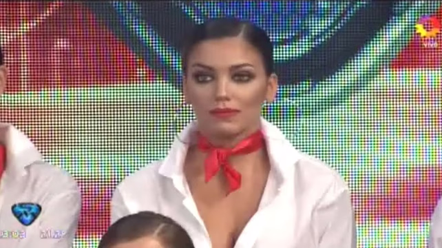 Rocío Robles durante su paso por ShowMatch