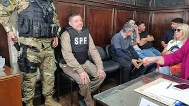 Airaldi ante el tribunal de Paraná donde lo juzgan como organizador y financista de una banda narco.