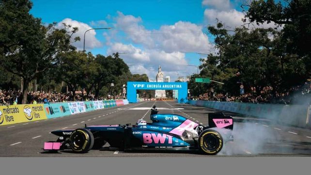 Franco Colapinto quema caucho con el Alpine-Lotus