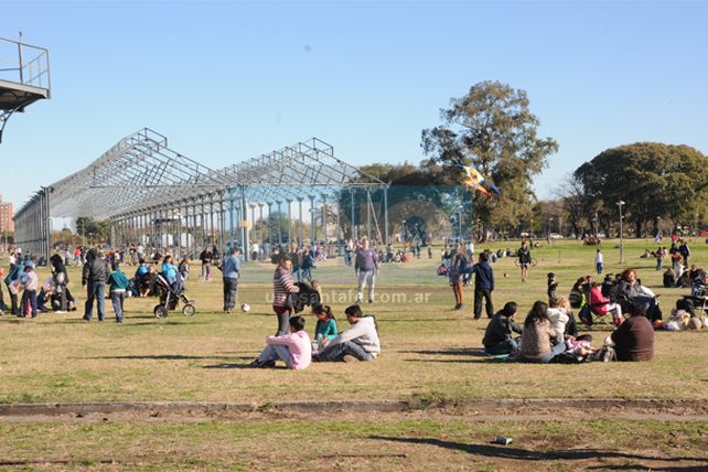 El sol salió para que todos los chicos puedan festejar su día en la ciudad