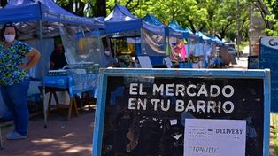 El Mercado en tu barrio estuvo en Plaza Alberdi este viernes