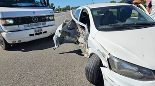 El choque se produjo este viernes a media mañana en Circunvalación y Mendoza.&nbsp;