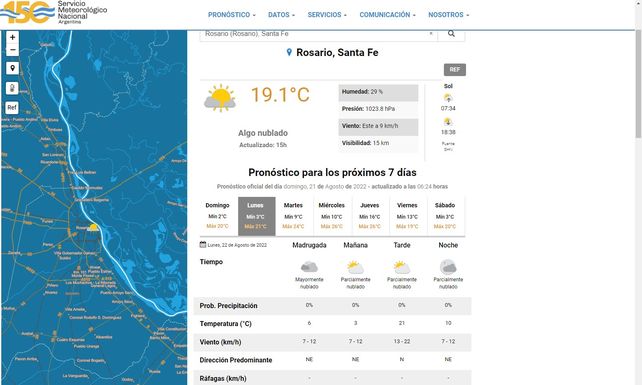 Se viene una semana primaveral, con temperaturas cálidas en Rosario y alrededores