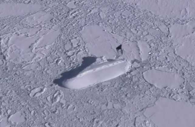 El objeto encontrado en la Ant&aacute;rtida