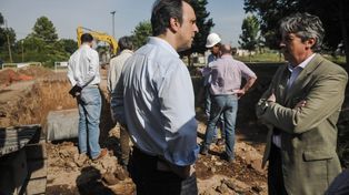 Barrio El Tránsito: avanzan las obras de pavimentación y desagües sobre calle Ayacucho