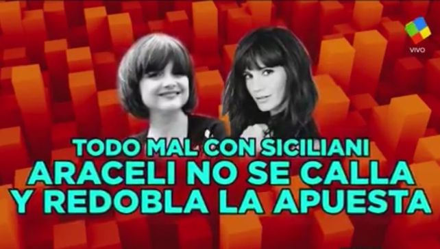 Araceli González contra Griselda Siciliani: No me sentaría a tomar un café con ella