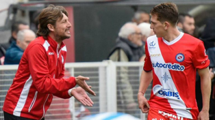 Gabriel Heinze y Esteban Rolón compartieron el plantel de Argentinos en 2016 y 2017.