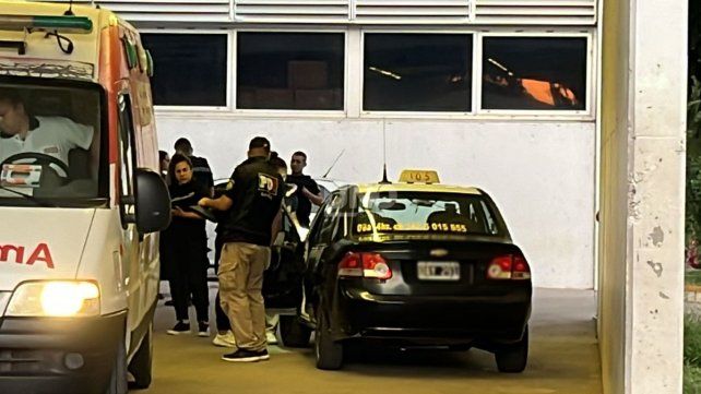 El taxista llegó para ser atendido a la guardia del Hospital Iturraspe