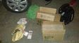 Mucha platita. El dinero estaba guardado en las cajas de cartón.&nbsp;