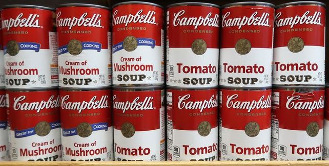 Latas reales de Campbells Soup