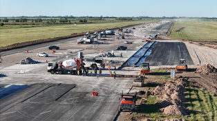 Aeropuerto de Rosario avanza en su nueva pista