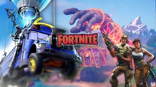 Epic Games anticipó la nueva Temporada del Fortnite con un evento en el que apareció la mano de un Titán de la mitología griega.