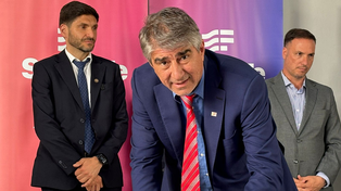 Bastia, junto a Pullaro en una actividad oficial, habló sobre el nuevo intento de reforma de la Constitución.