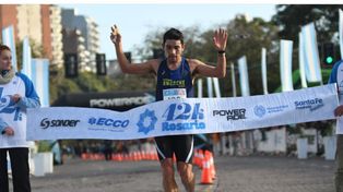 Ñancucheo voló. Consiguió el triunfo con un tiempo de 2h 26m 53s. El chubutense siempre estuvo delante de todos.