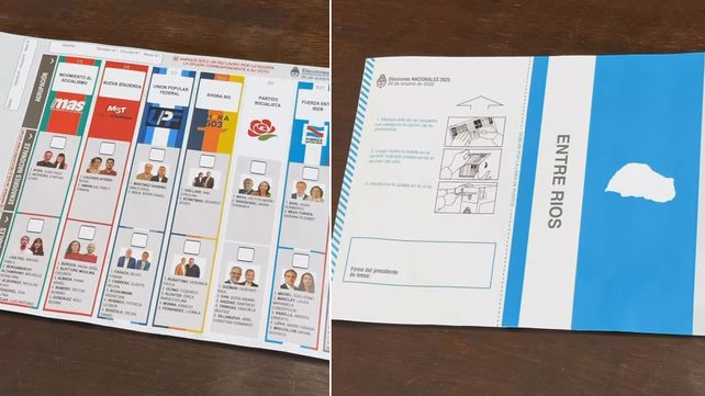 La Justicia Electoral de Entre Ríos presentó el modelo de Boleta Única de Papel y el orden de las siete opciones para las Elecciones 2025 Legislativas&nbsp;