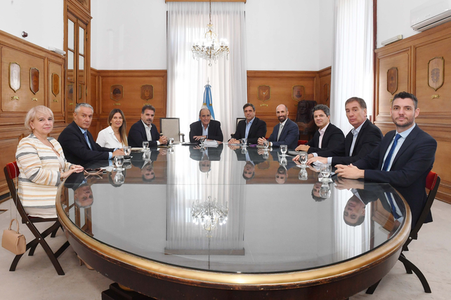 Los diputados del PRO fueron recibidos por Francos en el Ministerio de Interior.