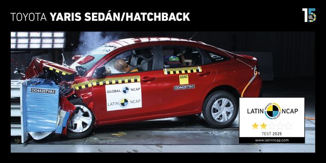 El auto más vendido del año en Argentina sacó una muy baja calificación en un test de seguridad