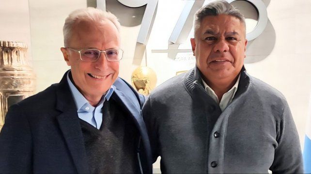 Juan José Grigera Naón y Claudio Chiqui Tapia