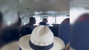 Pasajeros filmaron el secuestro del Cessna.