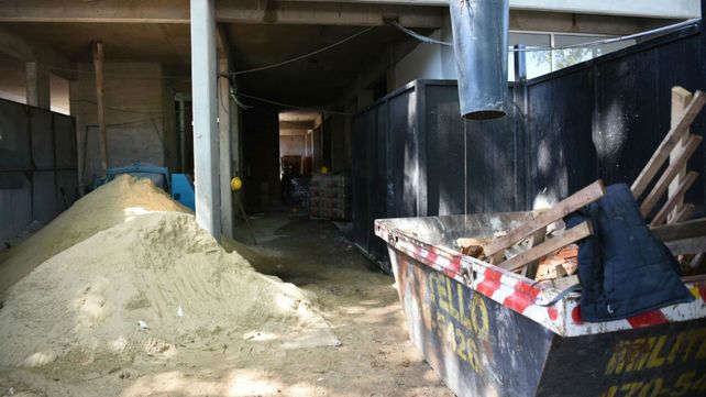 Hallaron un hombre muerto en una obra en construcción