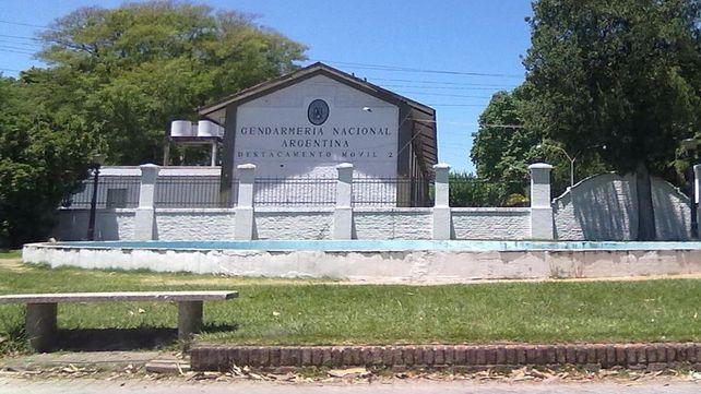 Destacamaneto. El cuartel de Gendarmería en la zona sur de Rosario fue allanado el lunes pasado.