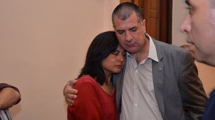 Néstor García abrazó a un joven que fue absuelto